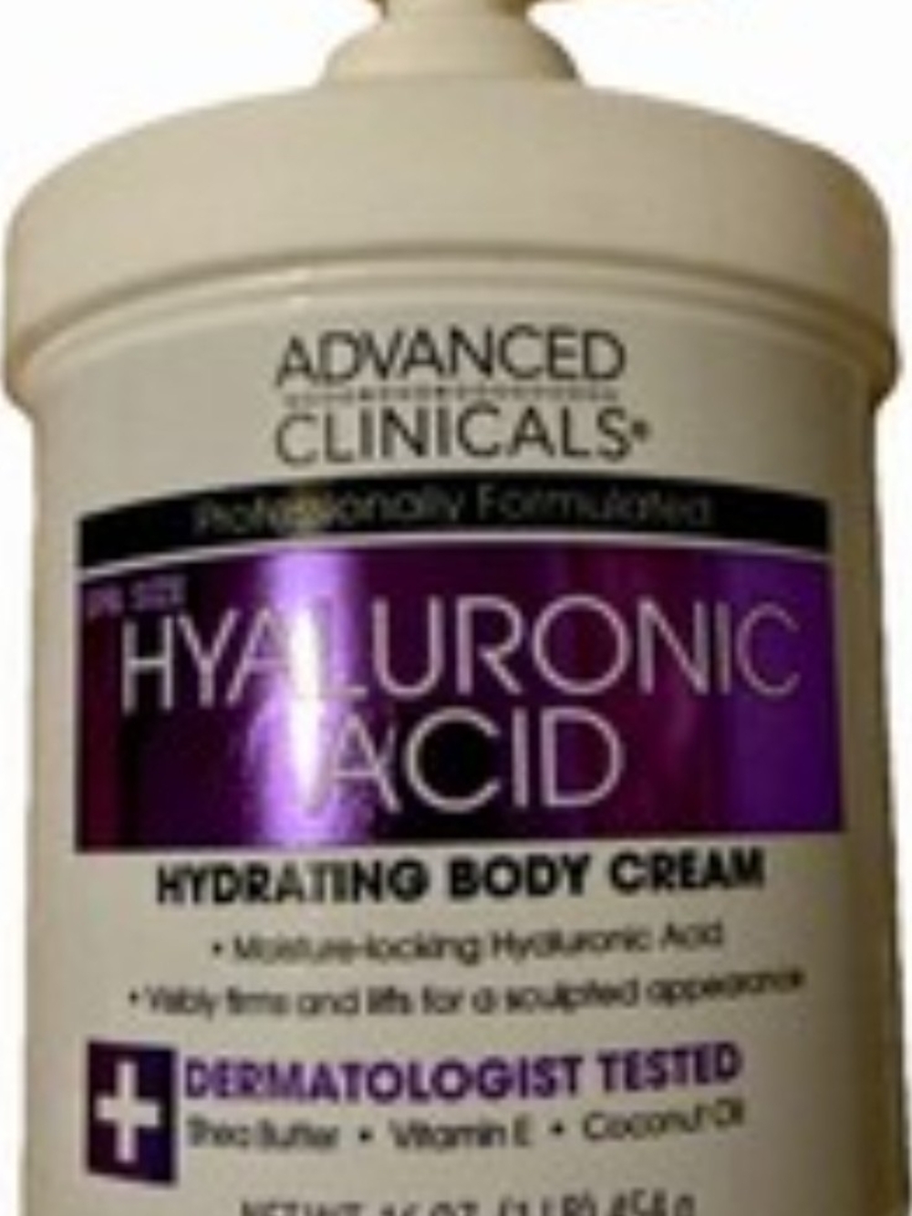 Advanced Clinicals Hyaluronic Acid Hydrating Body Cream